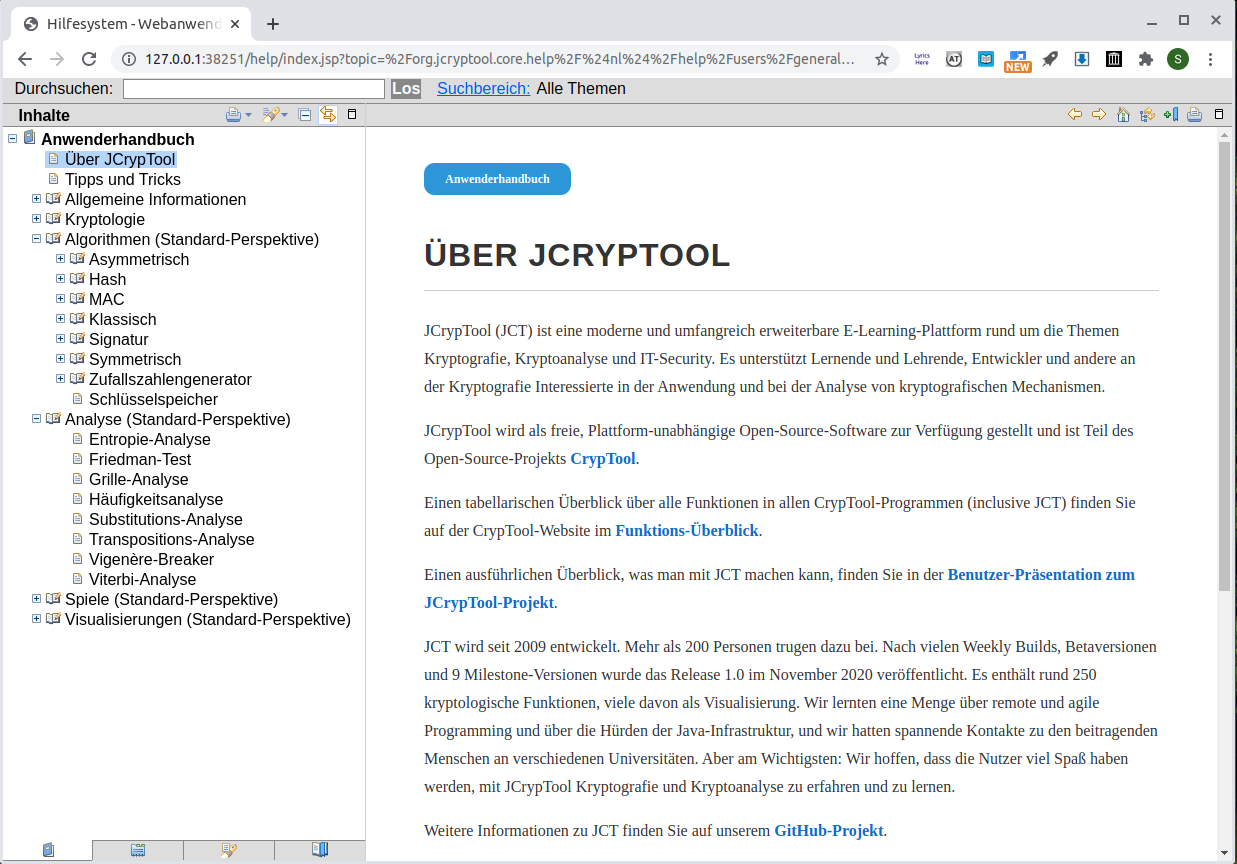Online-Hilfe-System
